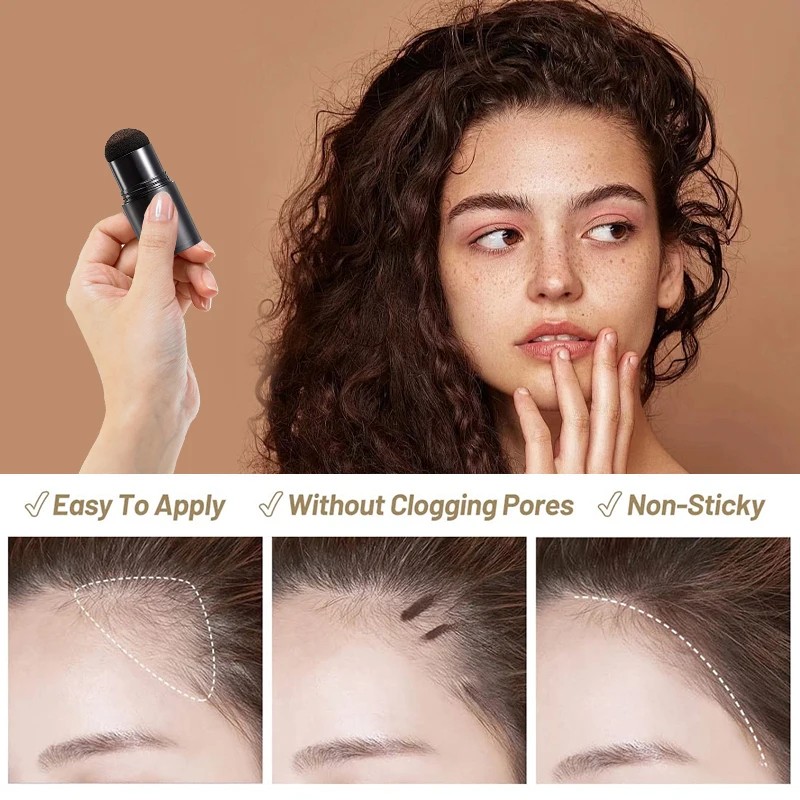 Pro Hairline Enhancer Stick – Waterproof, Sweat-Resistant Hair Filling Powder for Thinning Hair