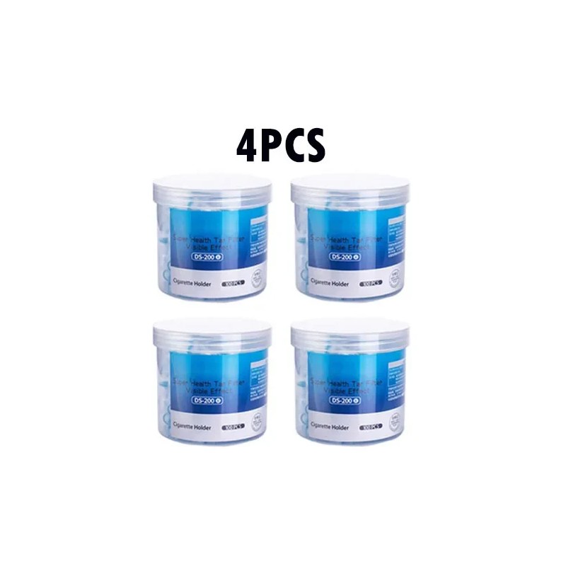 400pcs Set Acrylic Disposable Smoking Filter Pipe Cigarettes Tube Holders