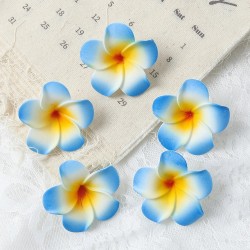 10Pcs Artificial Hawaii PE Foam Flowers – 5cm DIY Flower Set
