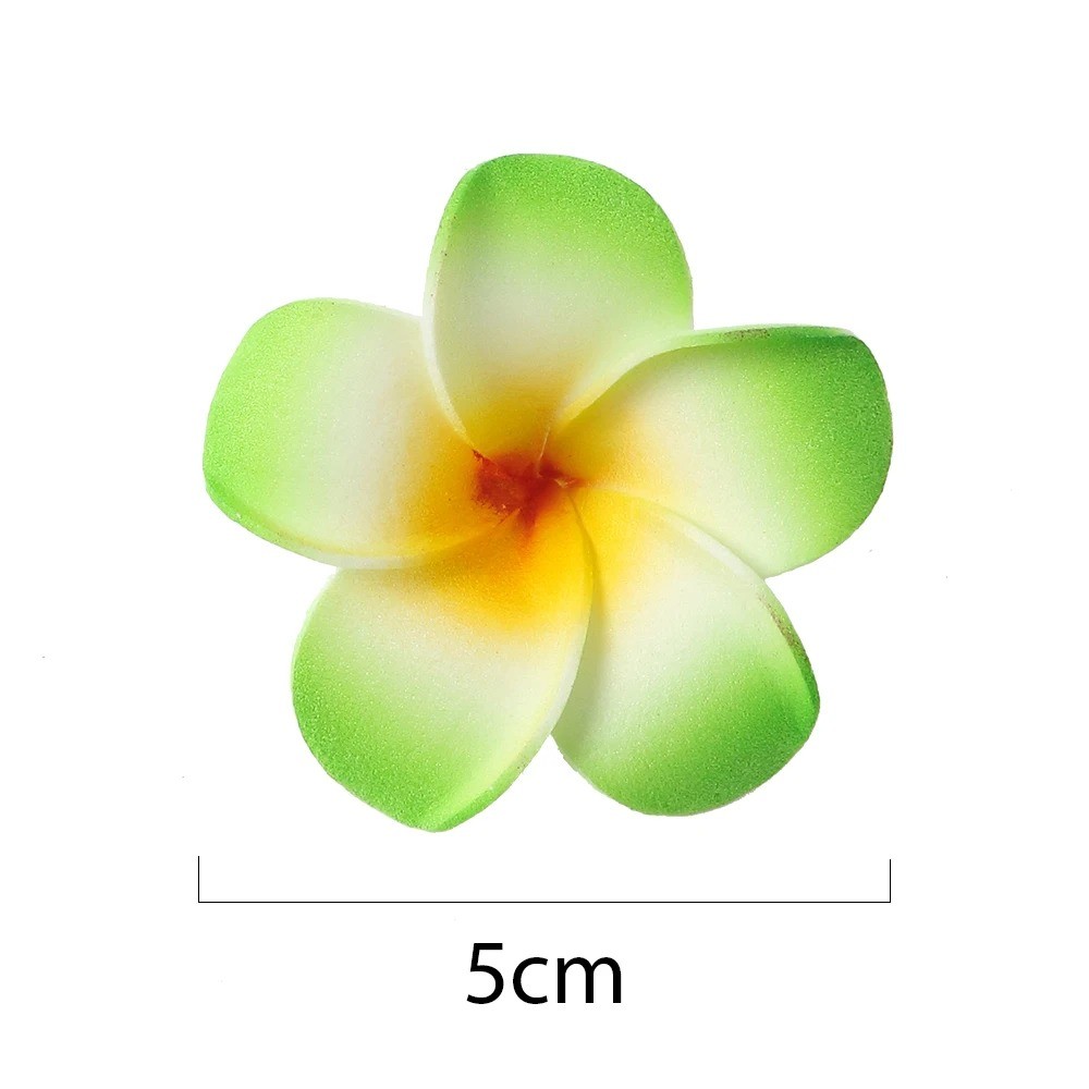10Pcs Artificial Hawaii PE Foam Flowers – 5cm DIY Flower Set