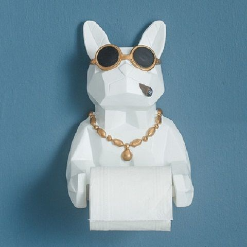 Wall-mounted Bear Tissue Box