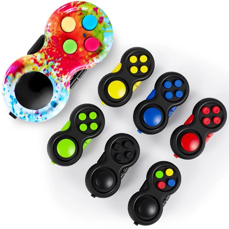 EDC 8 Sides Fidget Cube – Anti-Stress Magic Toy for Autism, ADHD, Anxiety Relief & Focus
