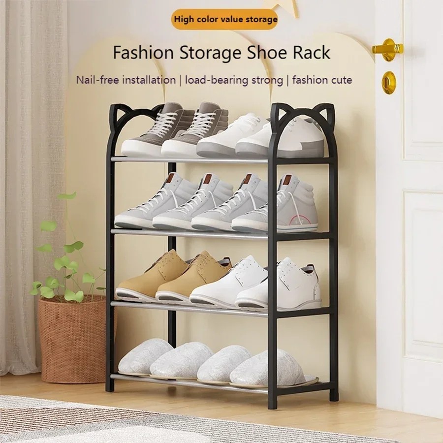 4-Layer Household Storage Rack – Simple Shoe Cabinet