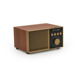 Bluetooth Loudspeaker Box Support Subwoofer Retro Portable