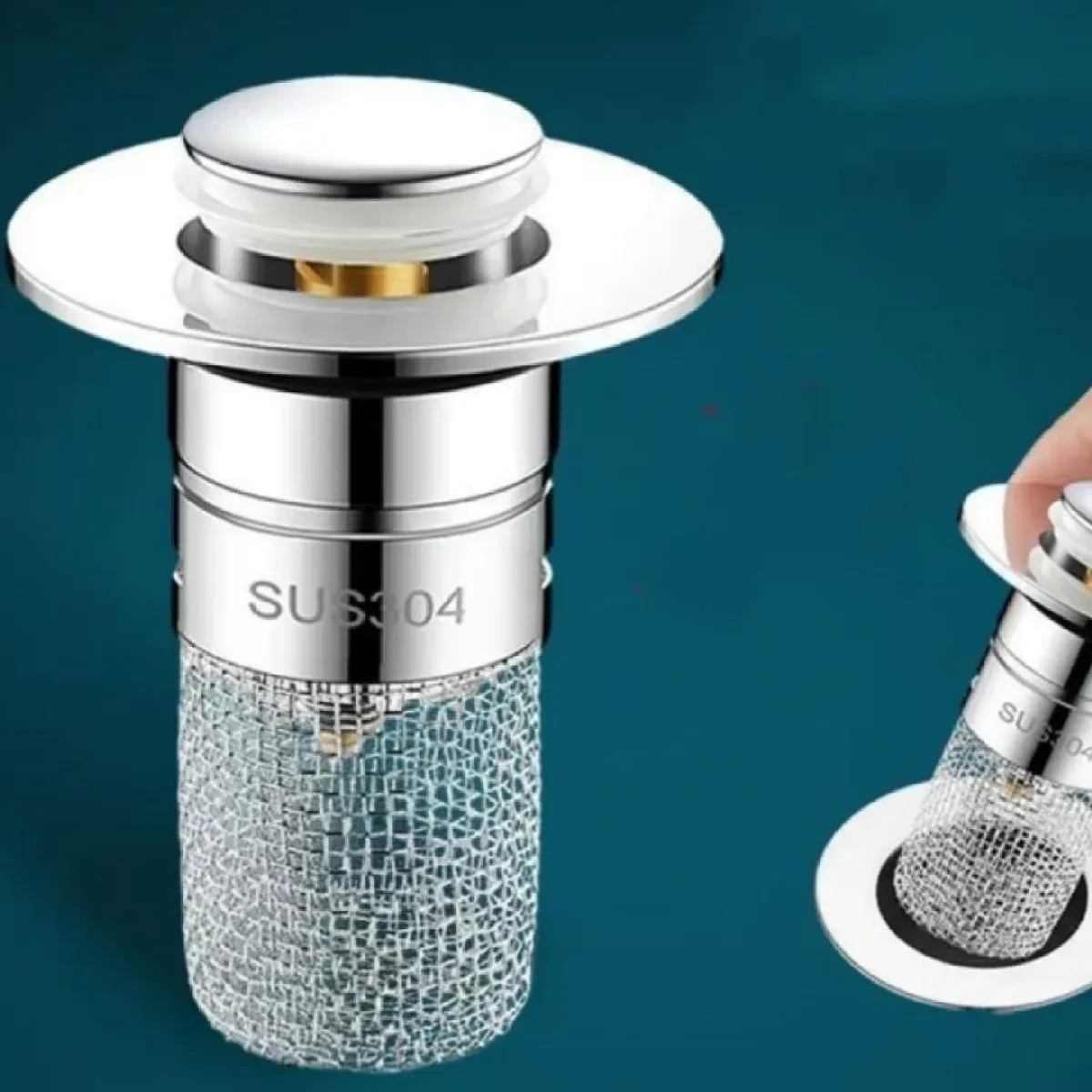 3-in-1 Stainless Steel Sink Drain Strainer