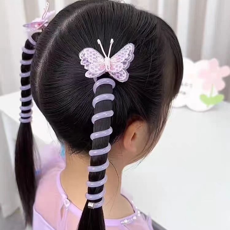 Butterfly Telephone Wire Hair Bands (2 PCS)