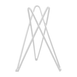 Nordic Style Air Plant Holder – Metal Flower Pot Stand, Geometric Iron Tillandsia Holder, Art Display for Home & Garden