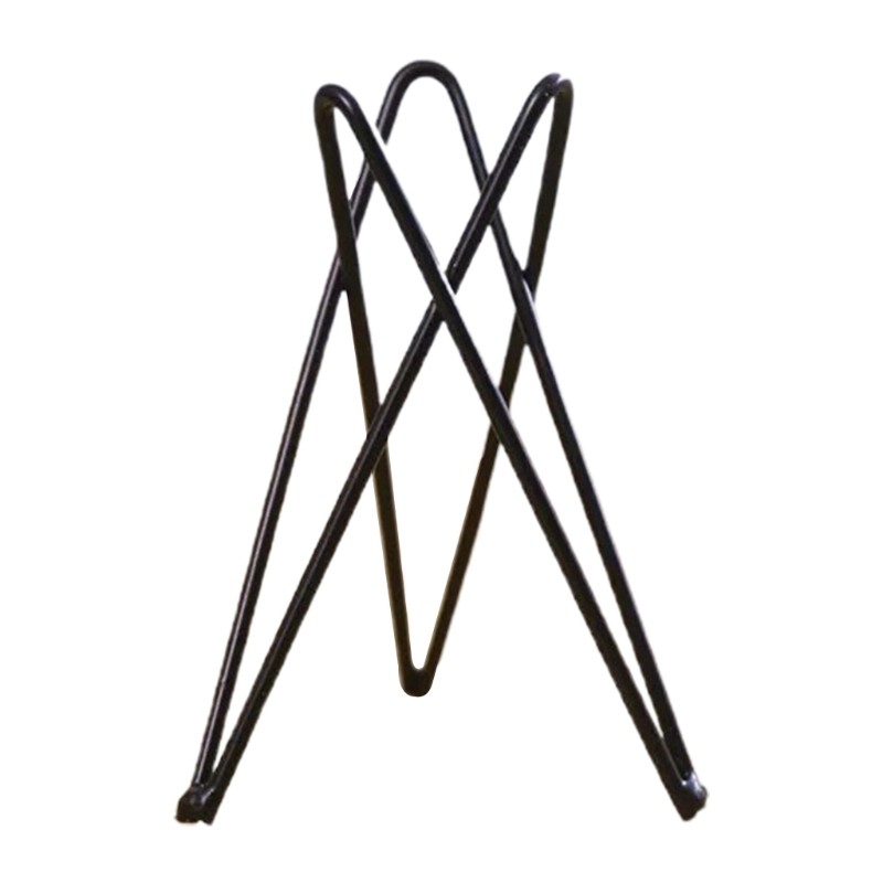 Nordic Style Air Plant Holder – Metal Flower Pot Stand, Geometric Iron Tillandsia Holder, Art Display for Home & Garden