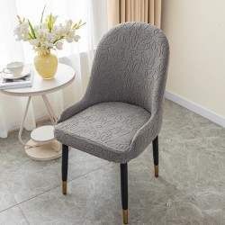 2024 New Modern Large Semi-Circular Curved Pineapple Chair with Armrests – Elastic Chair Cover for Household, Universal All-Year Comfort