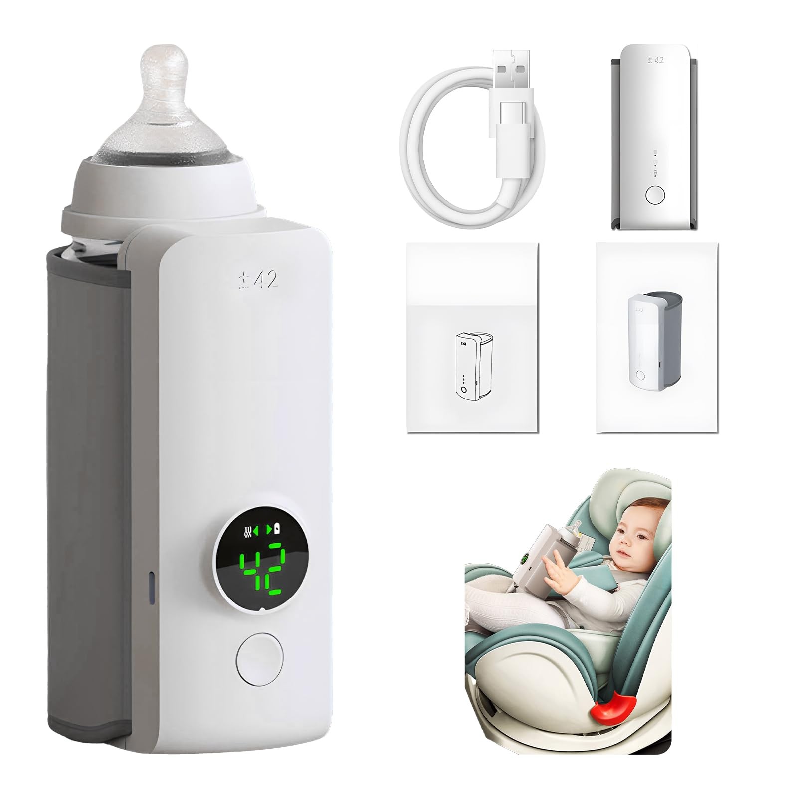 Best Portable Wireless Rechargeable Baby Bottle Warmer – USB Charging & Heating Bag in NZ
