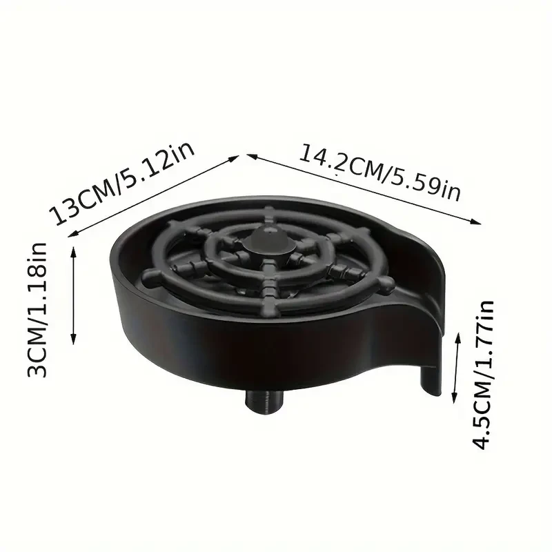 High-pressure Cup Washer Embedded Sink Press Automatic Cleaner