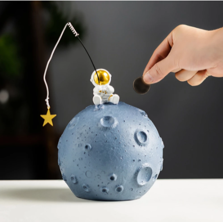 Astronaut Decoration Cabinet Wine Cabinet Office Table Decoration Children's Room