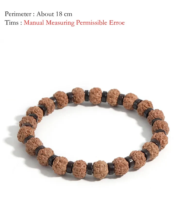 Amazon New Product European And American Style Agate Beaded Bracelet Volcanic Stone Prayer Bracelet