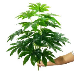 75cm 24 Forks Large Artificial Tropical Monstera Plant