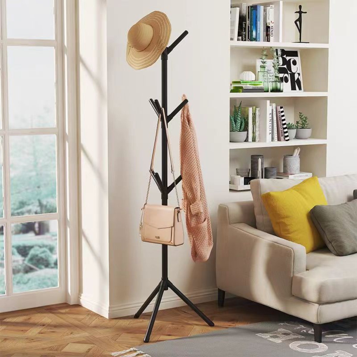 Clothes and Hats Rack – Vertical Tree Branch Shape Holder