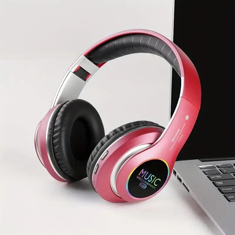 Foldable Wireless Headphones with Deep Bass