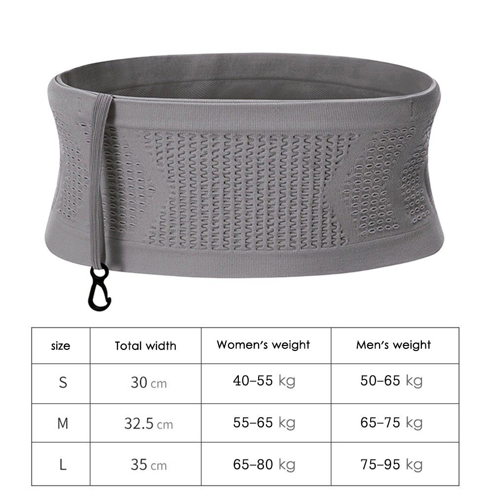 Seamless Running Waistpack – Lightweight Invisible Jogging Waist Bags