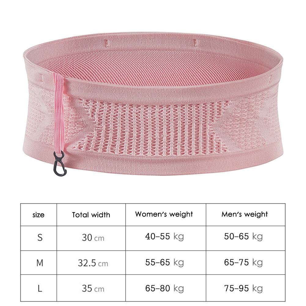 Seamless Running Waistpack – Lightweight Invisible Jogging Waist Bags