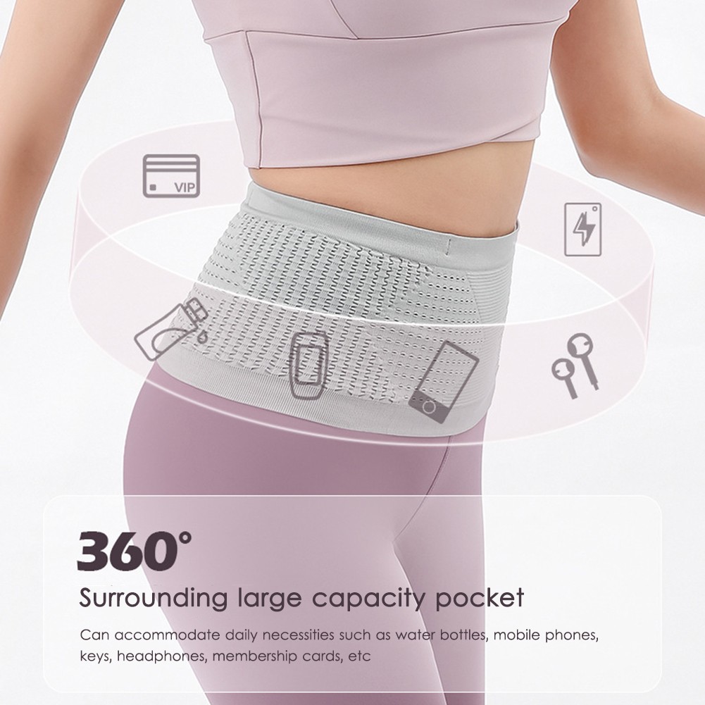 Seamless Running Waistpack – Lightweight Invisible Jogging Waist Bags