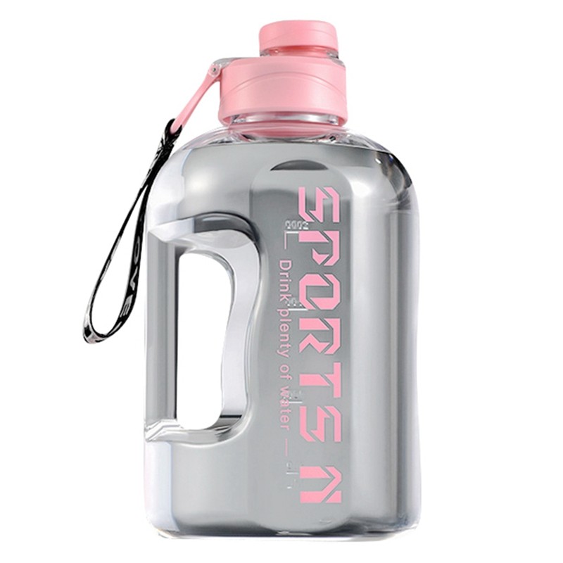 2.7/1.7L Insulated Water Bottle with Straw – Leakproof Fitness Bottle for Gym, Travel, Hiking, and Camping
