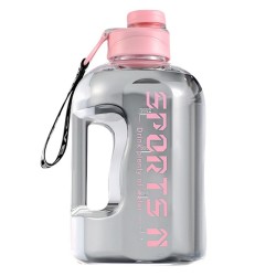 2.7/1.7L Insulated Water Bottle with Straw – Leakproof Fitness Bottle for Gym, Travel, Hiking, and Camping