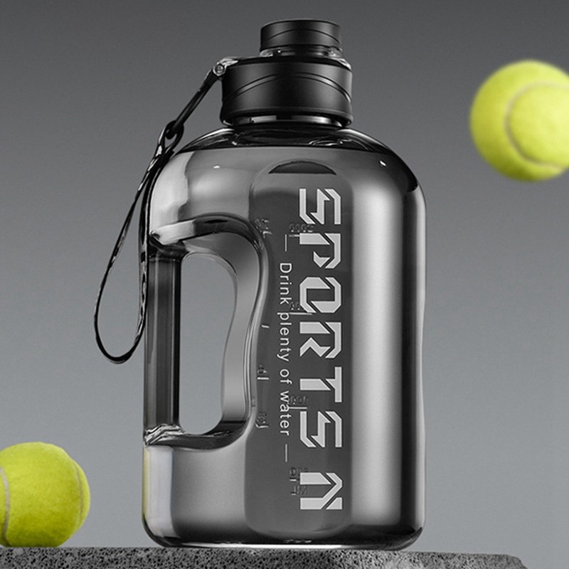 2.7/1.7L Insulated Water Bottle with Straw – Leakproof Fitness Bottle for Gym, Travel, Hiking, and Camping
