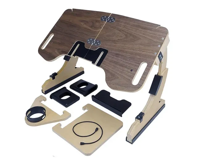 Wooden laptop desk