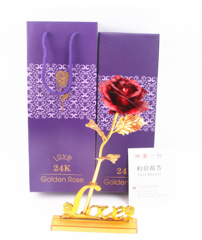 Gold Rose Gift