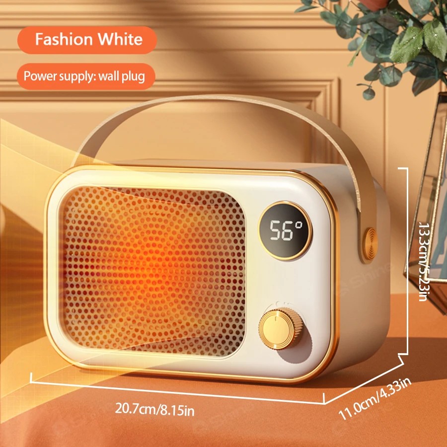 New 1200W Portable Electric Heater – Space Heater with LED Display