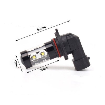 Car Styling High Power 6000K White LED Bulbs For Fog Light DRL Lamps Replacement