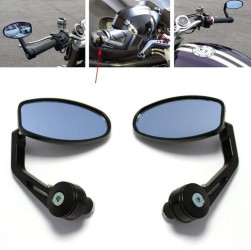 Motorcycle Bar End Mirrors Motorbike Rearview Mirror
