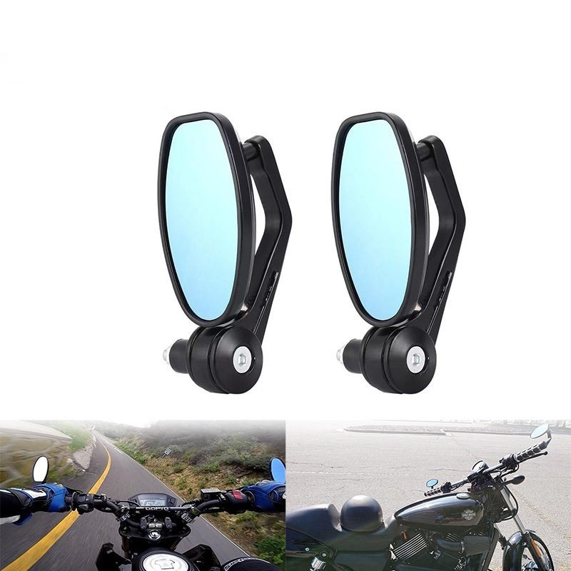 Motorcycle Bar End Mirrors Motorbike Rearview Mirror