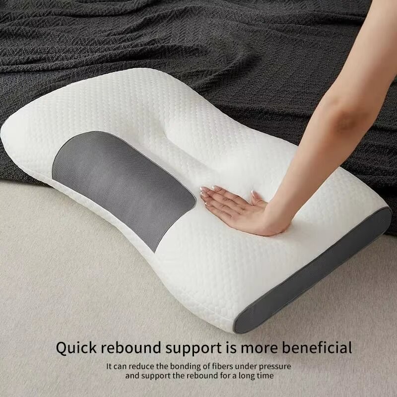 Honeycomb Massage Pillow – Cervical Support, Antibacterial, Anti-Mite, Sleep Aid, Home Pillow Core