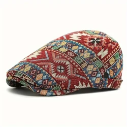 Vintage British Style Polyester Beret Cap