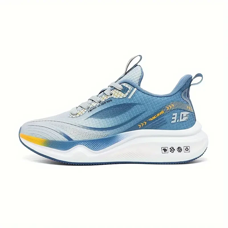 Preppy Men’s Breathable Mesh Sneakers - Non-Slip Lightweight