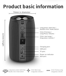Speaker, Bluetooth speaker, S32, 8 Hours Playing, HiFi Sound
