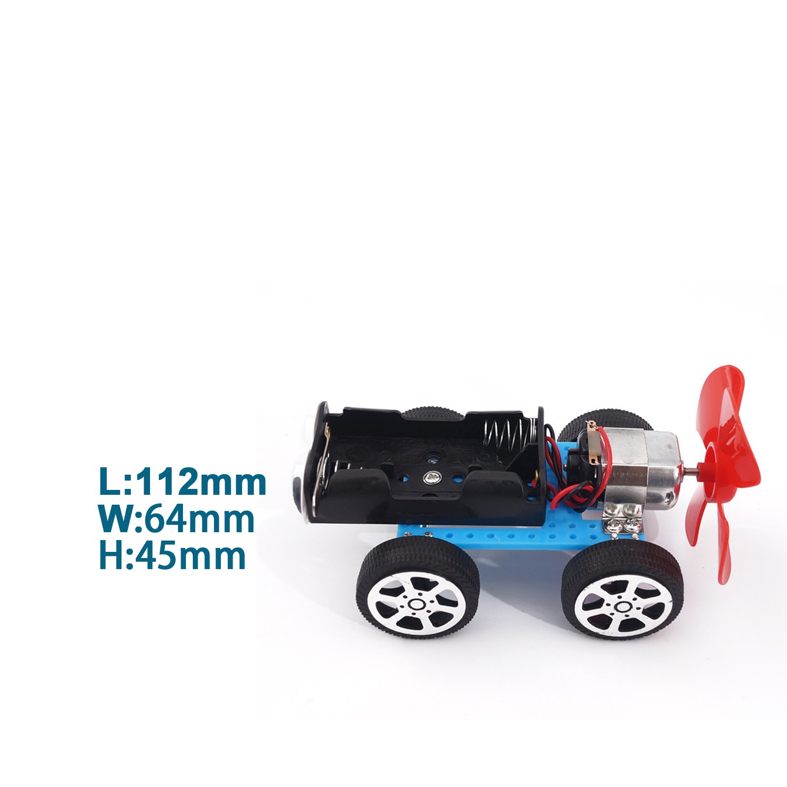DIY Wind Power Car Assemble Science Model Kit – Educational STEM Toy