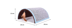 Carpet plush cat scratch board