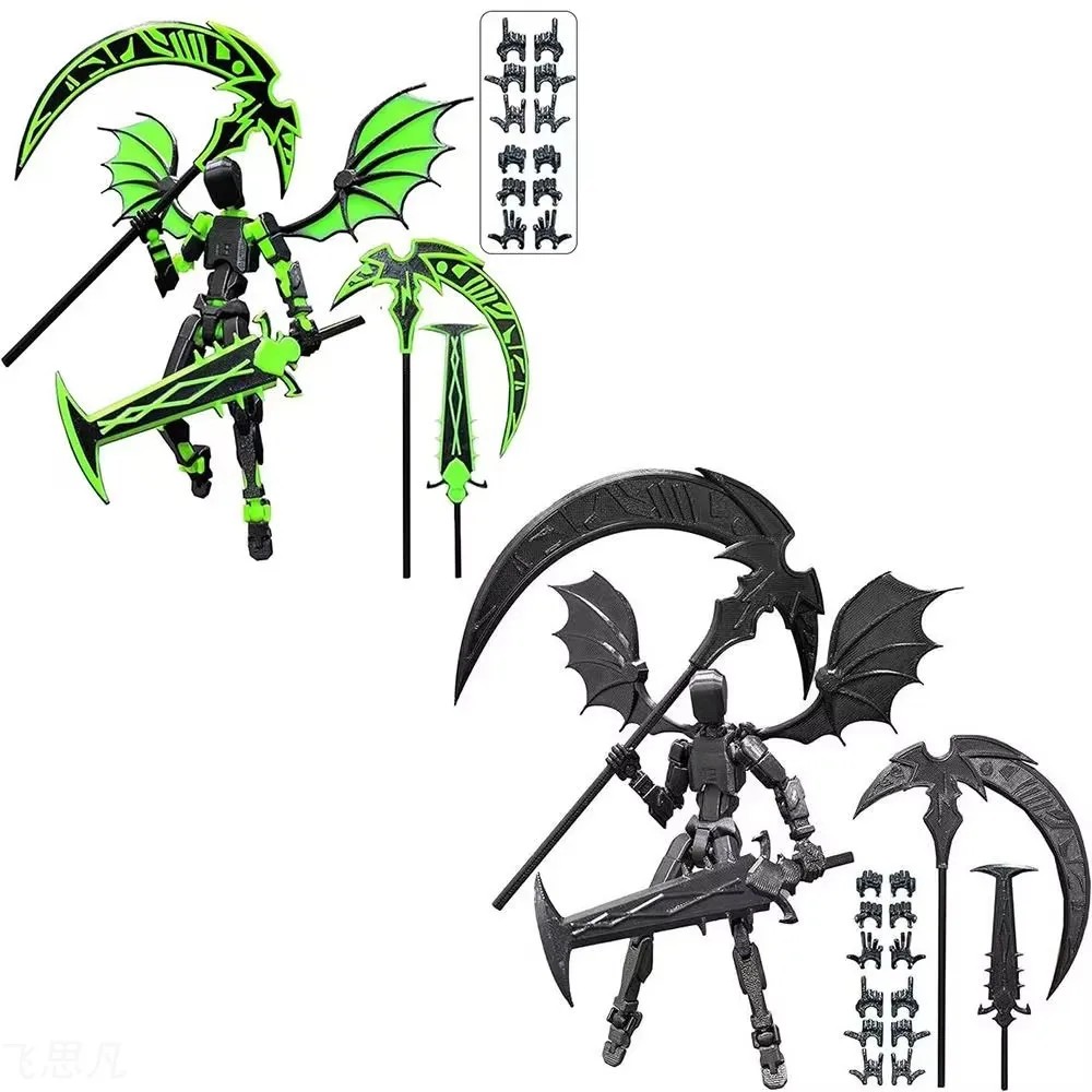 3D Printed Reaper Robot Model – Multi-Jointed Movable Desktop Decoration Action Figure