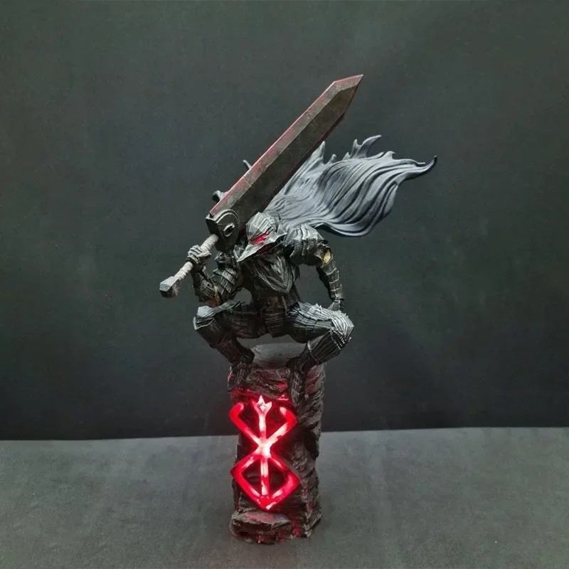 25cm Berserk Guts Action Figure – Berserker Armor Black Swordsman Model