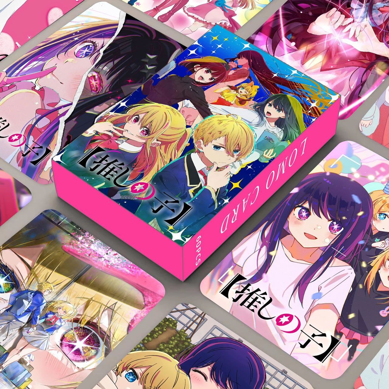 60PCS/Set Anime Oshi No Ko Lomo Cards – HD Printed Photo Cards for Fans