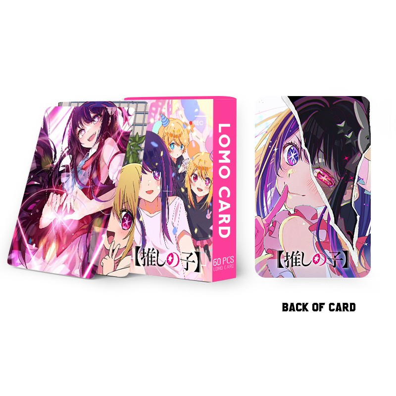 60PCS/Set Anime Oshi No Ko Lomo Cards – HD Printed Photo Cards for Fans