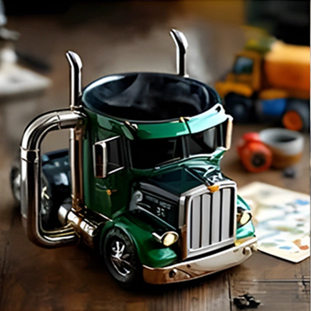 Handcrafted Truck Coffee Mug
