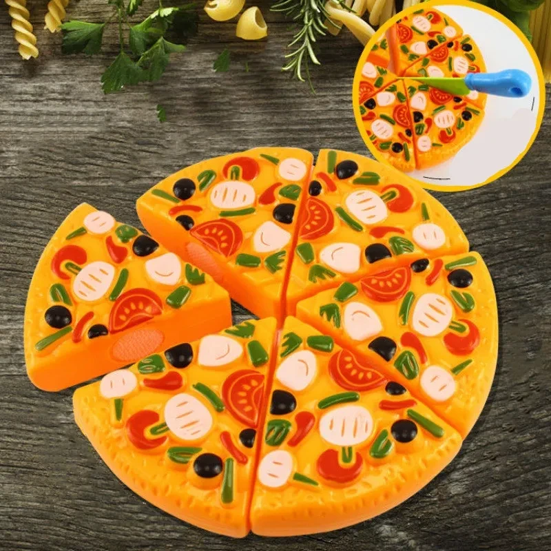 Simulated Kitchen Cutting Food Toys Cooking Pretend Play Plastic Parent-child Interaction Color Cognition Birthday Gift TMZ