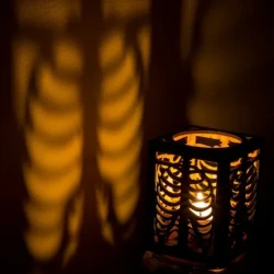 Halloween Shadow Lamp Head Bone Rib Shadow Lamp
