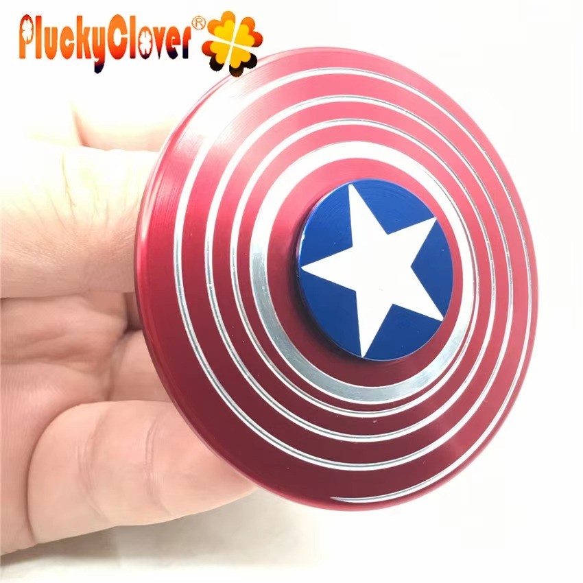 Captain America Hand Fidget Spinner – Metal Superheroes Metallic Gyro