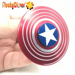 Captain America Hand Fidget Spinner – Metal Superheroes Metallic Gyro