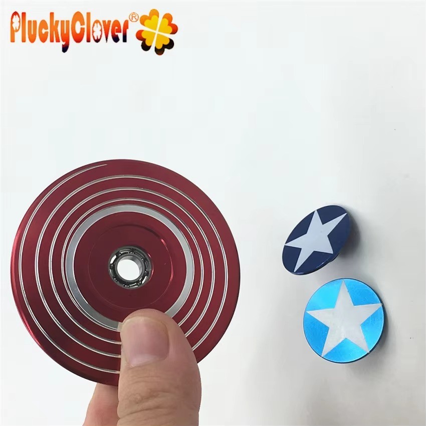 Captain America Hand Fidget Spinner – Metal Superheroes Metallic Gyro