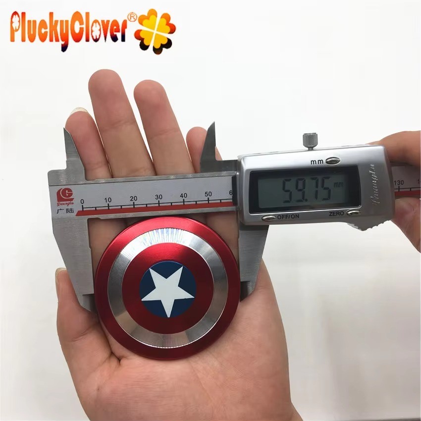 Captain America Hand Fidget Spinner – Metal Superheroes Metallic Gyro