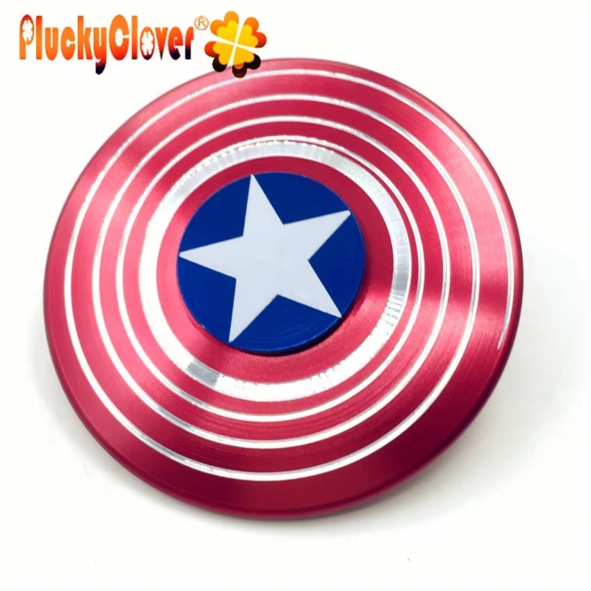 Captain America Hand Fidget Spinner – Metal Superheroes Metallic Gyro